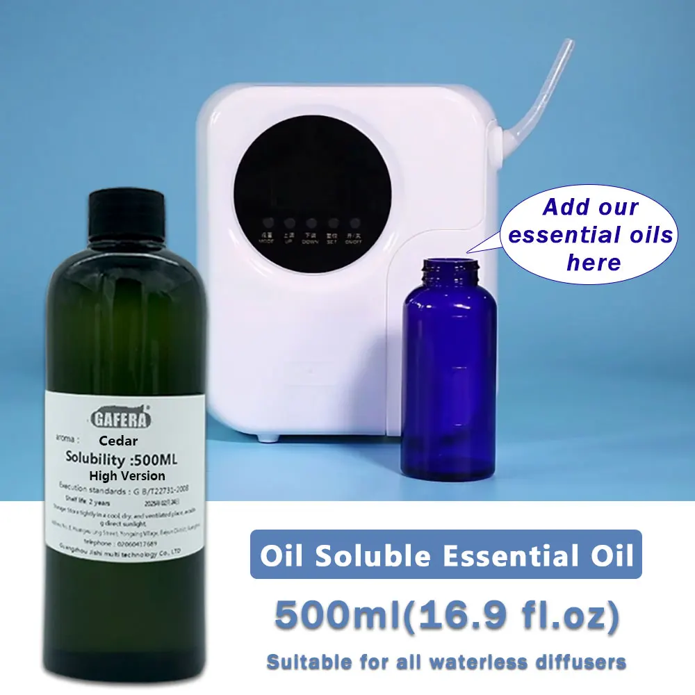 

GAFERA 500ml(16.9 oz) Wild Bluebell Essential Oil - Aroma Diffuser Supplements Oil, Luxury Hotel Fragrance Machine Refill Liquid