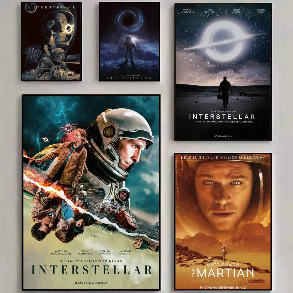 Interstellar Poster HD art sticky wall waterproof home living room bedroom bar aesthetic decoration