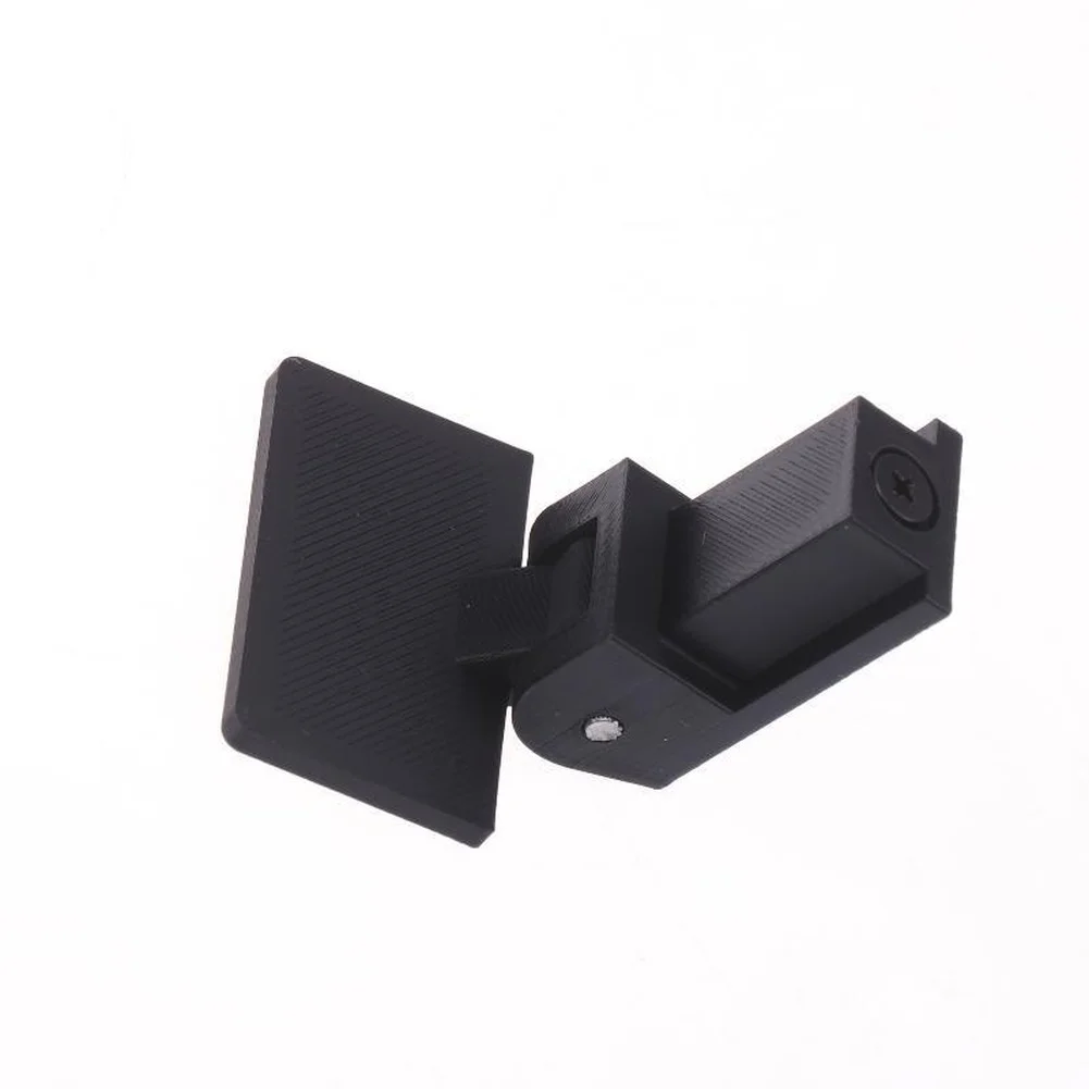 2PCS Black ABS Dust Cover Hinges For Audio-Technica Vinyl Record Player Turntable Replacement Parts Accessories