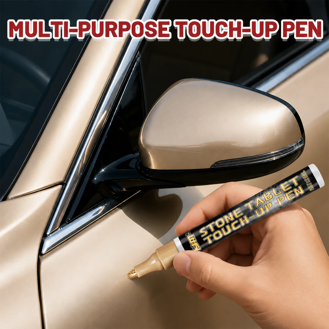 Universal Metal Repair Paint Marker Metallic Gold Silver Pen For Brass Instrument Auto Car Metal Surface Scuff Tarnish Recoating