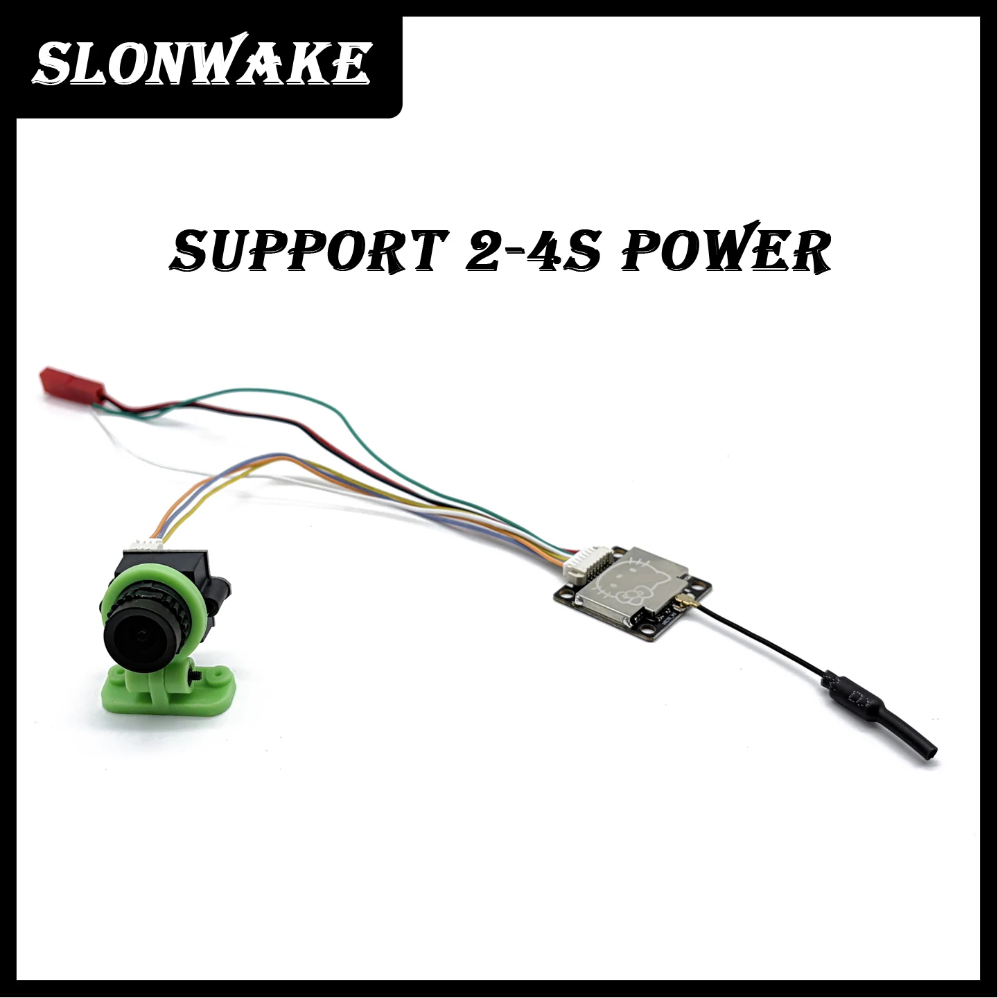 SLONWAKE 5.8G 48CH 600mw Trasmettitore video wireless e fotocamera 1000TVL per fotografia aerea RC FPV