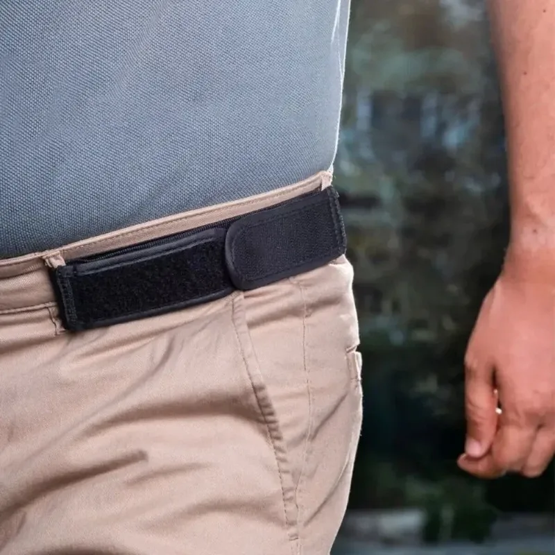 New Ultra-Soft Buckle Free Waist Belts Men's No Buckle Elastic Belts Fashion Comfortable  Belt Loop Buckle-Free Belt Accessories