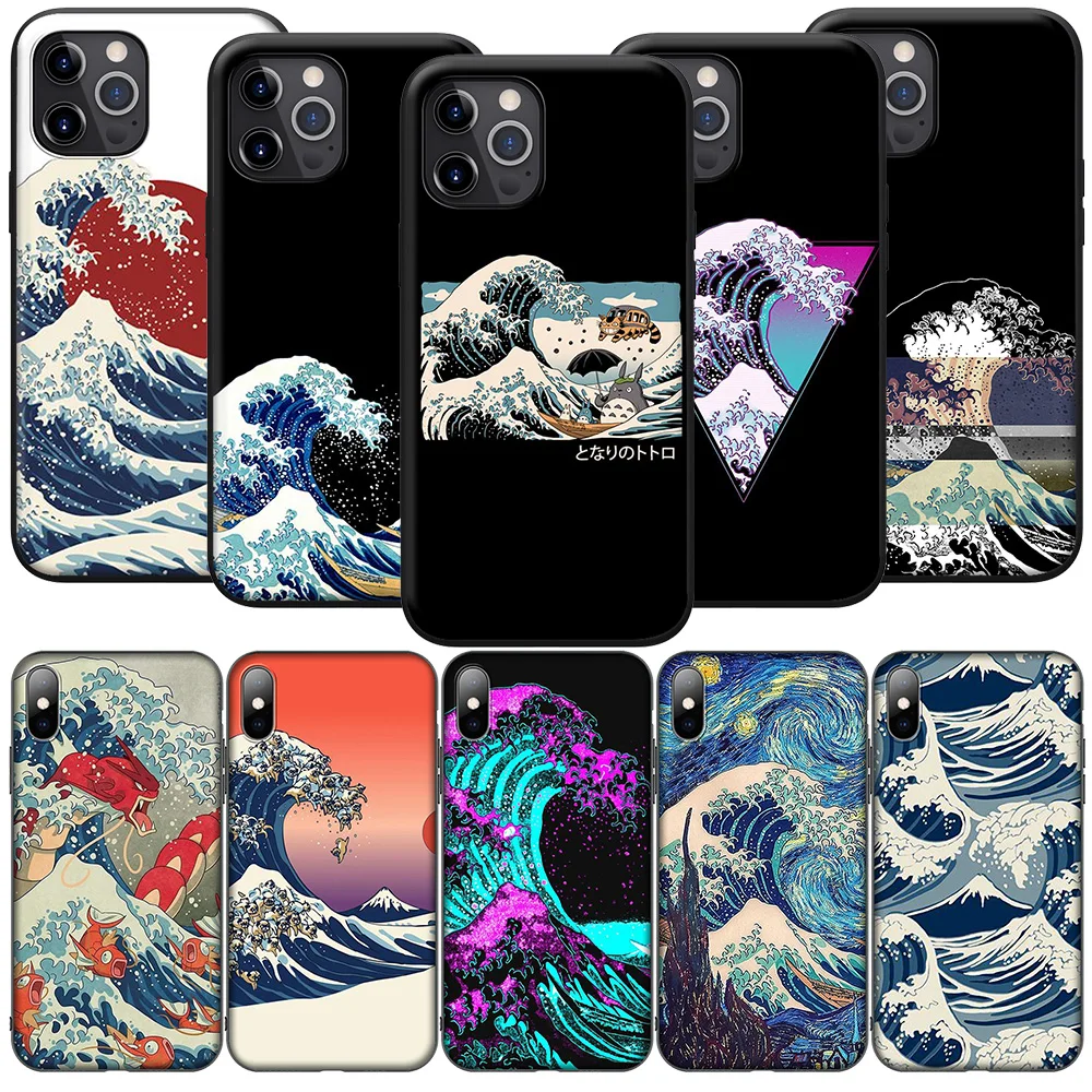 SO160 The Great Wave Art Japan Case for Samsung Galaxy A55 A53 A52 A51 A21S A21 A22 A24 A25 A13 A12 A11 M15 M55 A05 A05S A31 A35