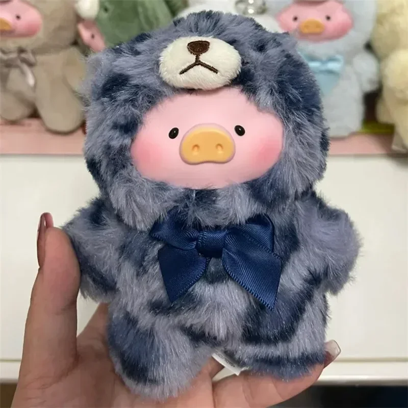 

Teddy Lulu Pig Plush Vinyl Blind Box Doll Anime Character Pig Role Play Teddy Fluffy Pendant Bag Key Car Decoration Collection A