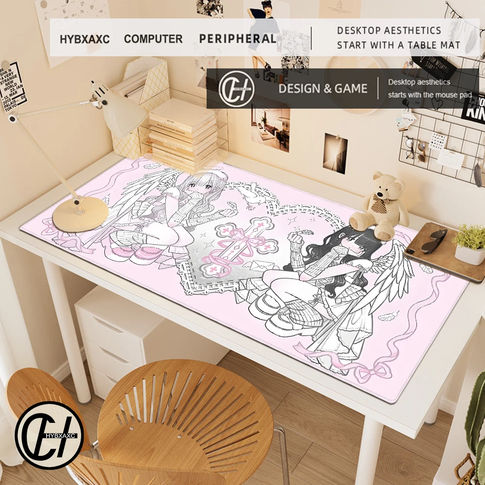 

Large Cartoon Mouse Pad Waterproof Gaming Computer Table Mat Kawaii Mouse Mat Desk Costers Office Stationery Desk Organizer