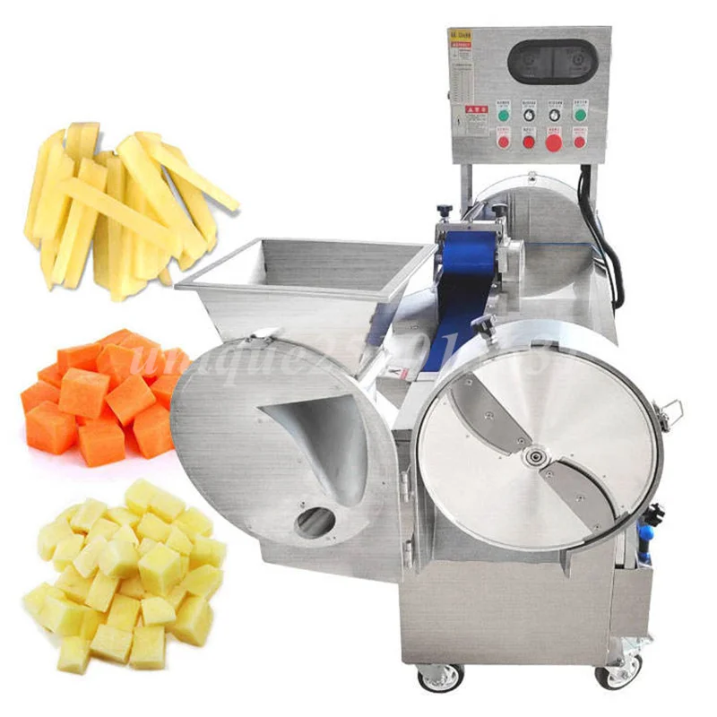 

Electric Onion Cutter Automatic Spinach Parsley Lettuce Cutter Chopper Slicer Double Head Fruit and Vegetable Cutting Machine