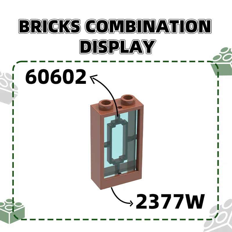 Wange36 Teile/los 2377W 87544W Chinesehollow Fenster BausteineMOCPalaceAccessories Kompatibel mit Ziegel Kinder Spielzeug Geschenk Box