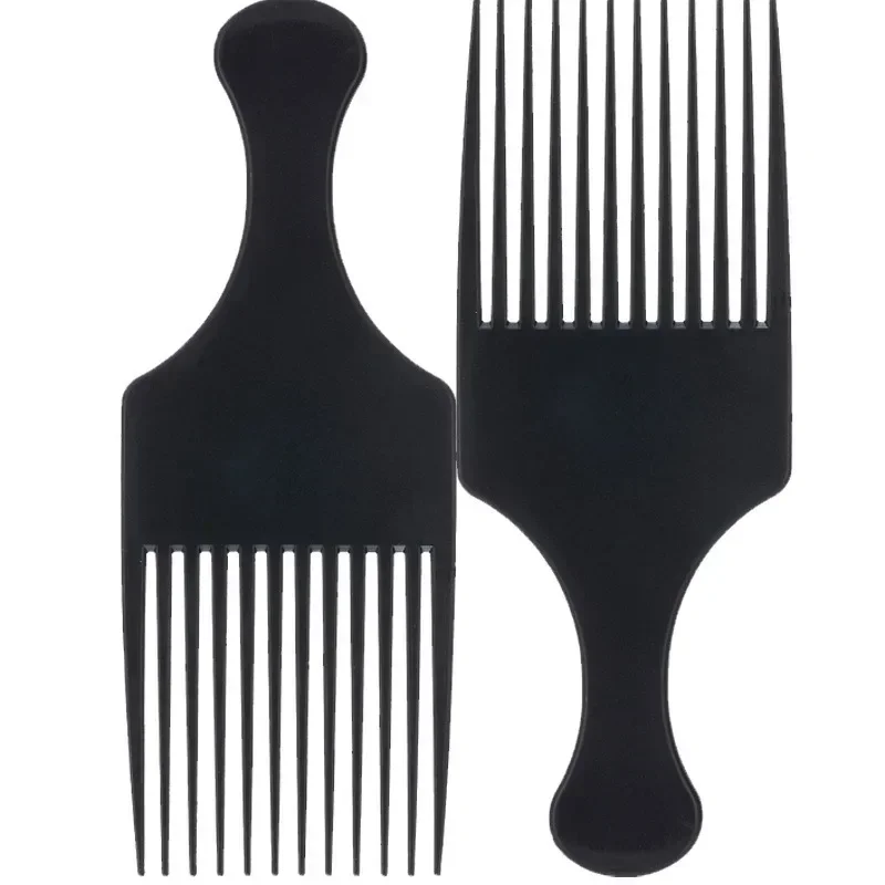 Peine de selección de pelo con forma de avión grande y espalda alta para inserción de línea de cabeza de aceite herramienta de belleza Retro