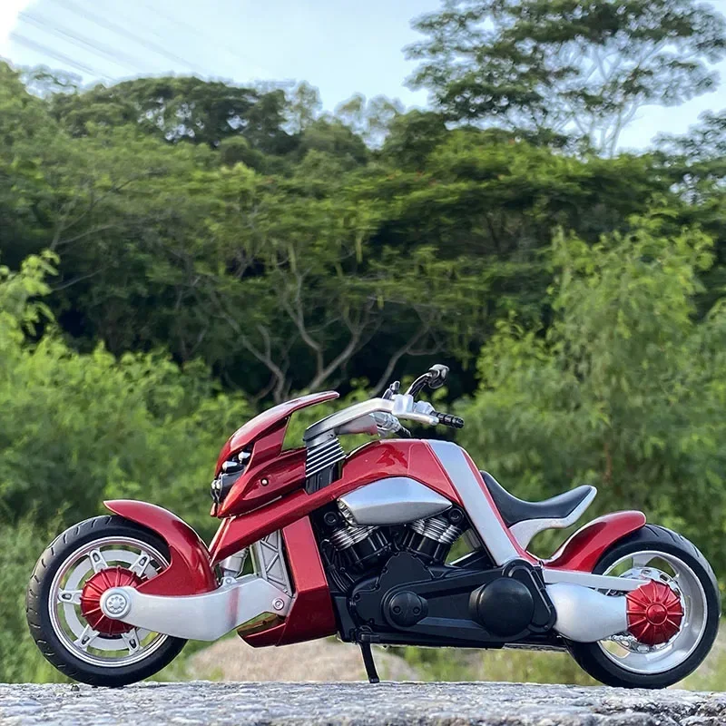 

1:12 Yamaha Tyrannosaurus Rex V-REX, модель гоночного мотоцикла из сплава, имитация уличного мотоцикла, коллекция звуков и света