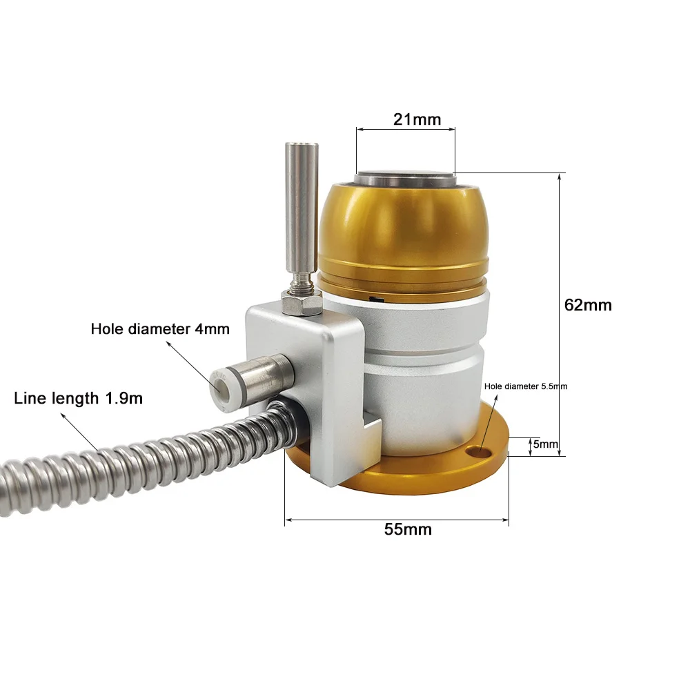 Sensor de ferramenta automática de alta precisão, cnc, eixo z, sensor de imprensa, medidor de configuração de ferramenta, 4 fios, acessórios de gravação, roteador cnc
