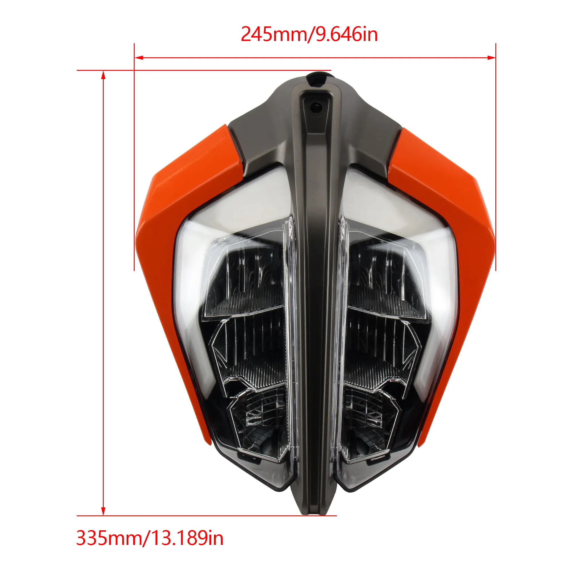 Motorcycle LED Headlight Fairing Headlamp For Duke 390 Dirt Pit Bike Head Light For KTM Duke 250 125 2017-2023 Enduro - Image 2