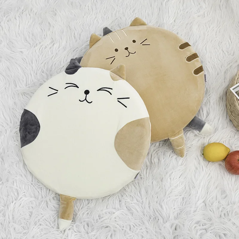 

Tatami bay window carpet cushion, spot Japanese cartoon cat, living room bedroom thickened round seat cushion