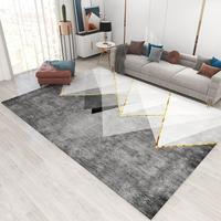 VIKAMA Modern Simple Crystal Pile Carpet Living Room Bedside Bedroom Household Floor Mat Coffee Table Sofa Full Non-slip Carpet