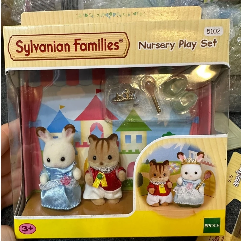 Original Sylvanian Families Forest Clinic Series Family Shiba Dog Family Doll Toy Birthday Gift Collectible Model Adorn Gift