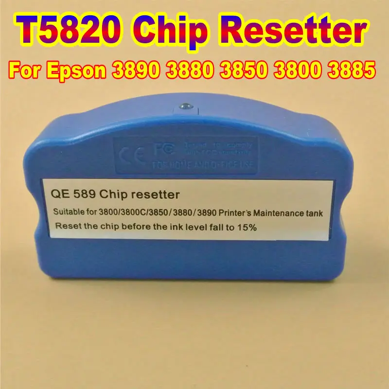 

Maintenance Tank Chip Resetter Kits 3800 3880 For Epson 3890 3850 3885 Reset Maintenance Box Printer Waste Ink Tank Reset Tools