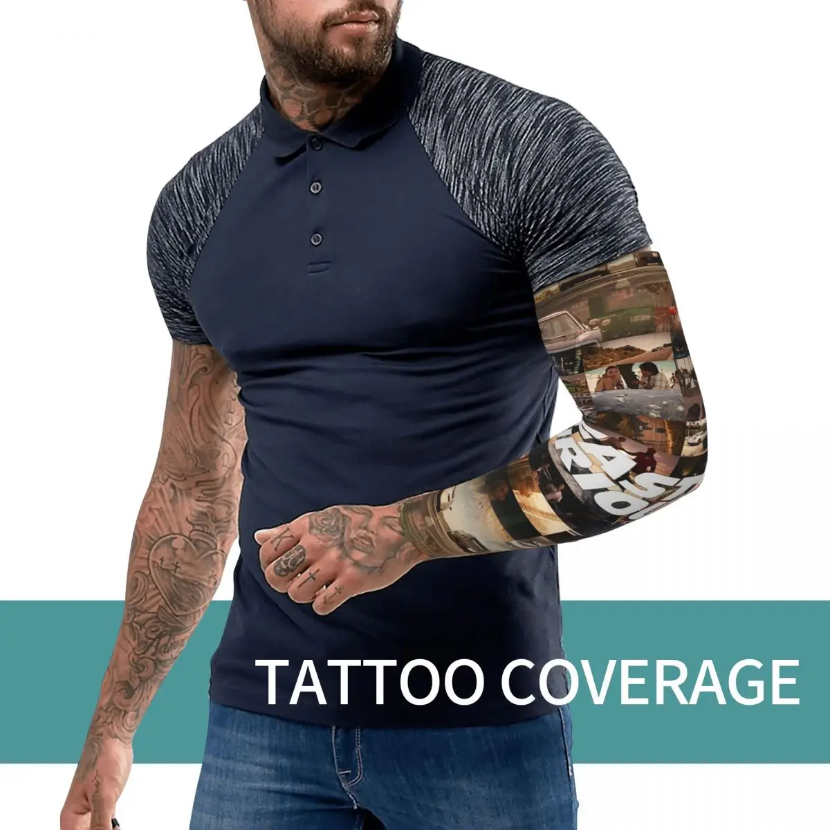 Fast And Furious - Legends - Tribute Outdoor Arm Sleeves Sun UV Protection Cover Summer Cycling Tattoo Sleeves