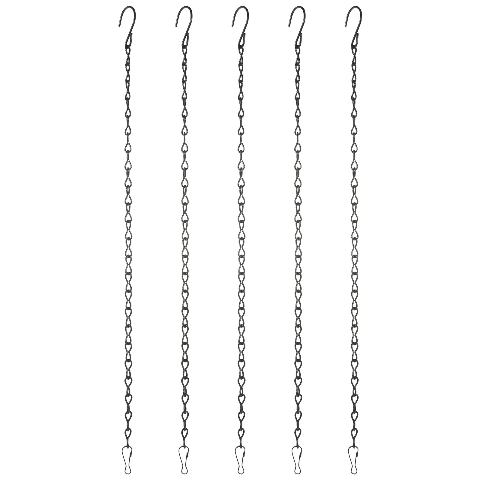 

5Pcs Heavy Duty Hanging Chain for Flower Pots Plant Baskets Bird Feeders Wind Chimes Lanterns Outdoor Indoor Decor Replacement