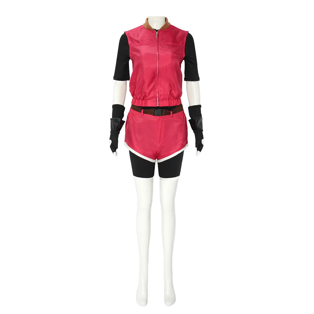 Halloween Cosplay Clothing Special Offer Claire Redfield Cosplay Costume Anime Claire Outfit Vest Shorts Set view 4