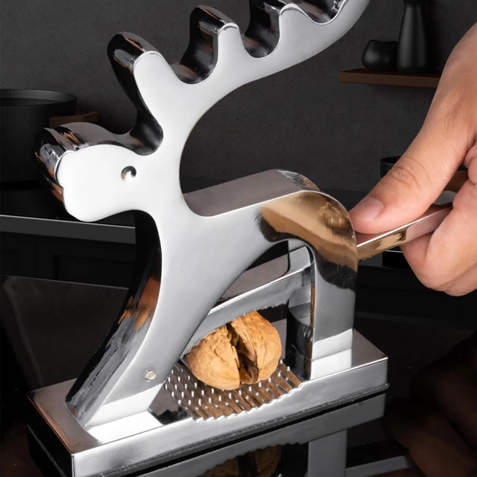 

Nutcracker Sheller Multifunctional Kitchen Utensils Walnut Opener Walnut Plier Opener for Shop Hotel Home Kitchen Chestnuts