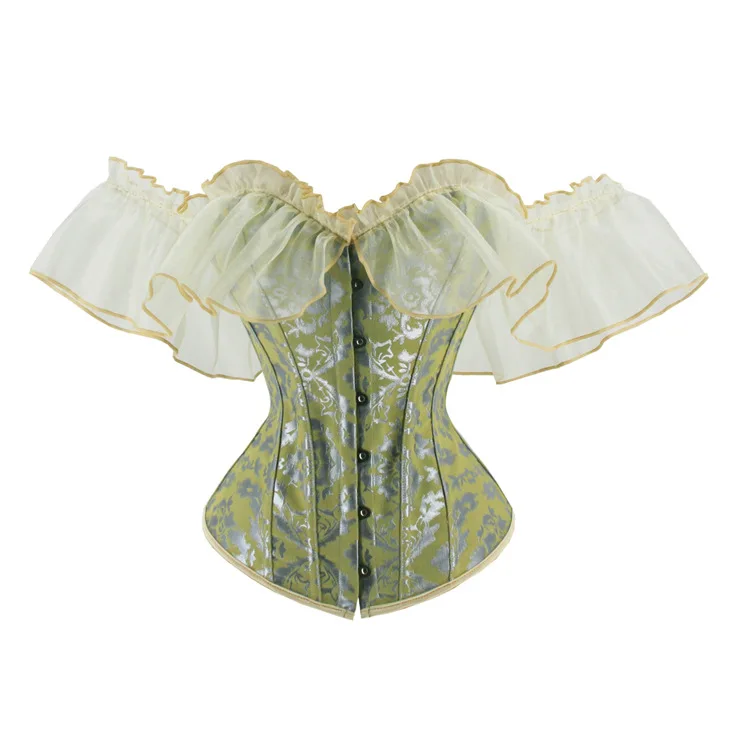 새로운 슬레 자수 레이스 트림 코트 레이디 바디 쉐이퍼 언더웨어 여성용 슬림 의류 폴리에스터 원단 사계절용