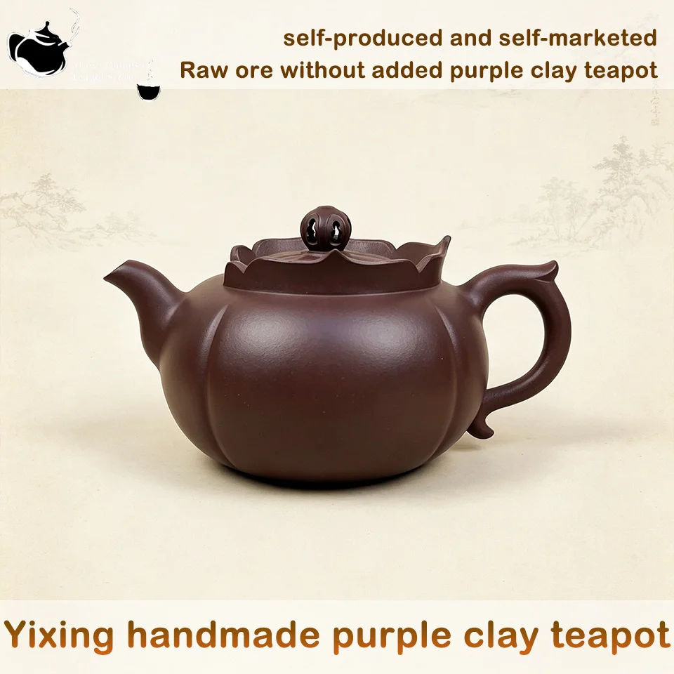 

Yixing Handmade Zisha Clay Chinese Traditional Yixing Purple Sand Tea Pot 310ml Purple Sand Tea Maker for Home, Office, Gift