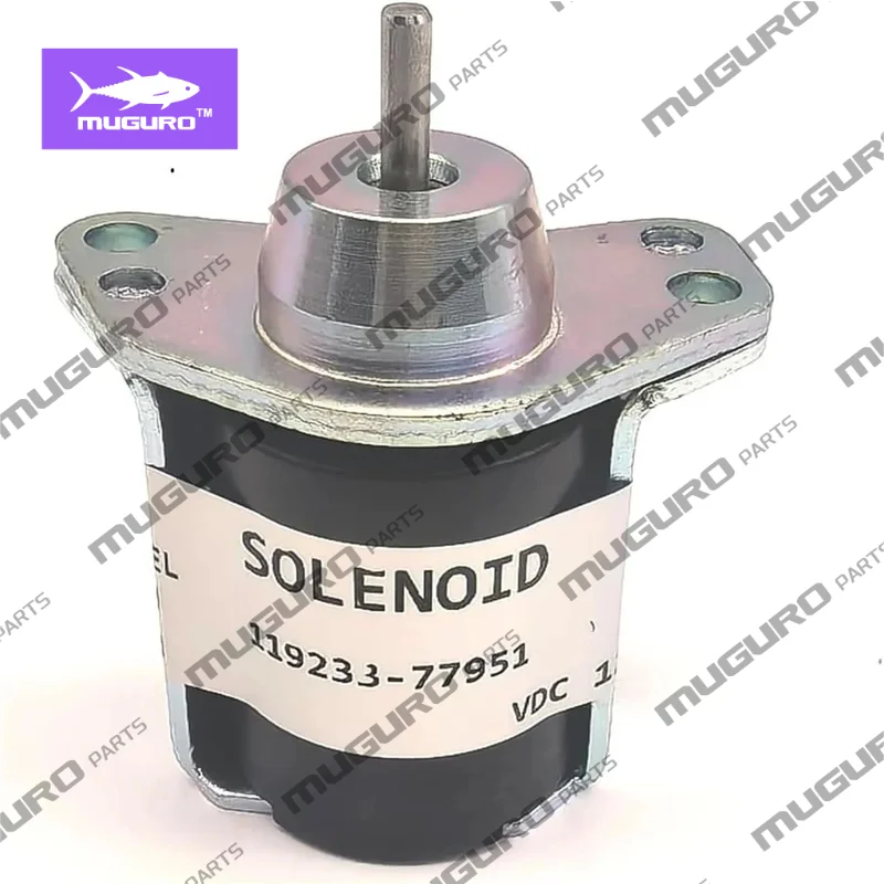 12V Fuel Shut Off Solenoid 119233-77951 119233-77952 for 3TNE78 3TNE82A 3TNE88 3TNA78 Engines