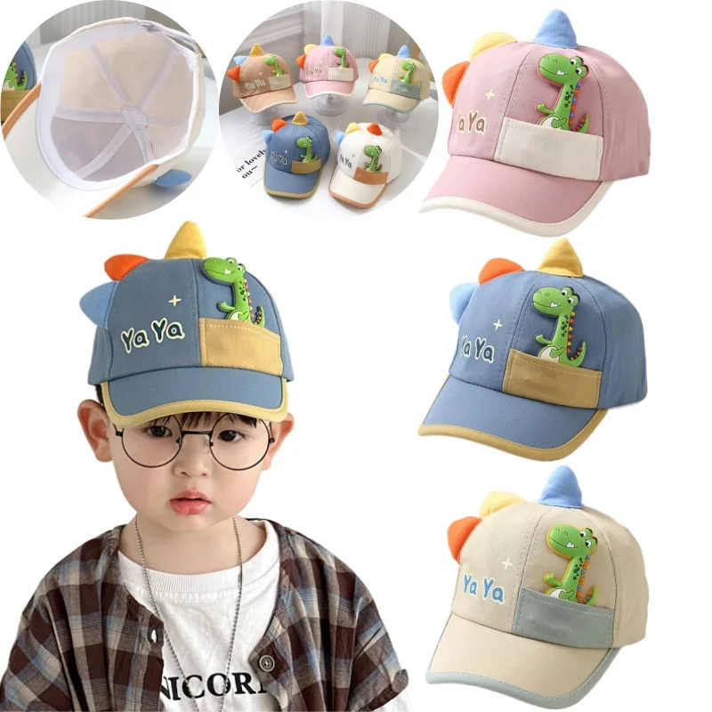 

Baby Summer Sun Hat Mesh Breathable Kids Duck Tongue Cap Toddler Baseball Hats Kids Outdoor Sun Visor Fashion Letter Baby Bonnet