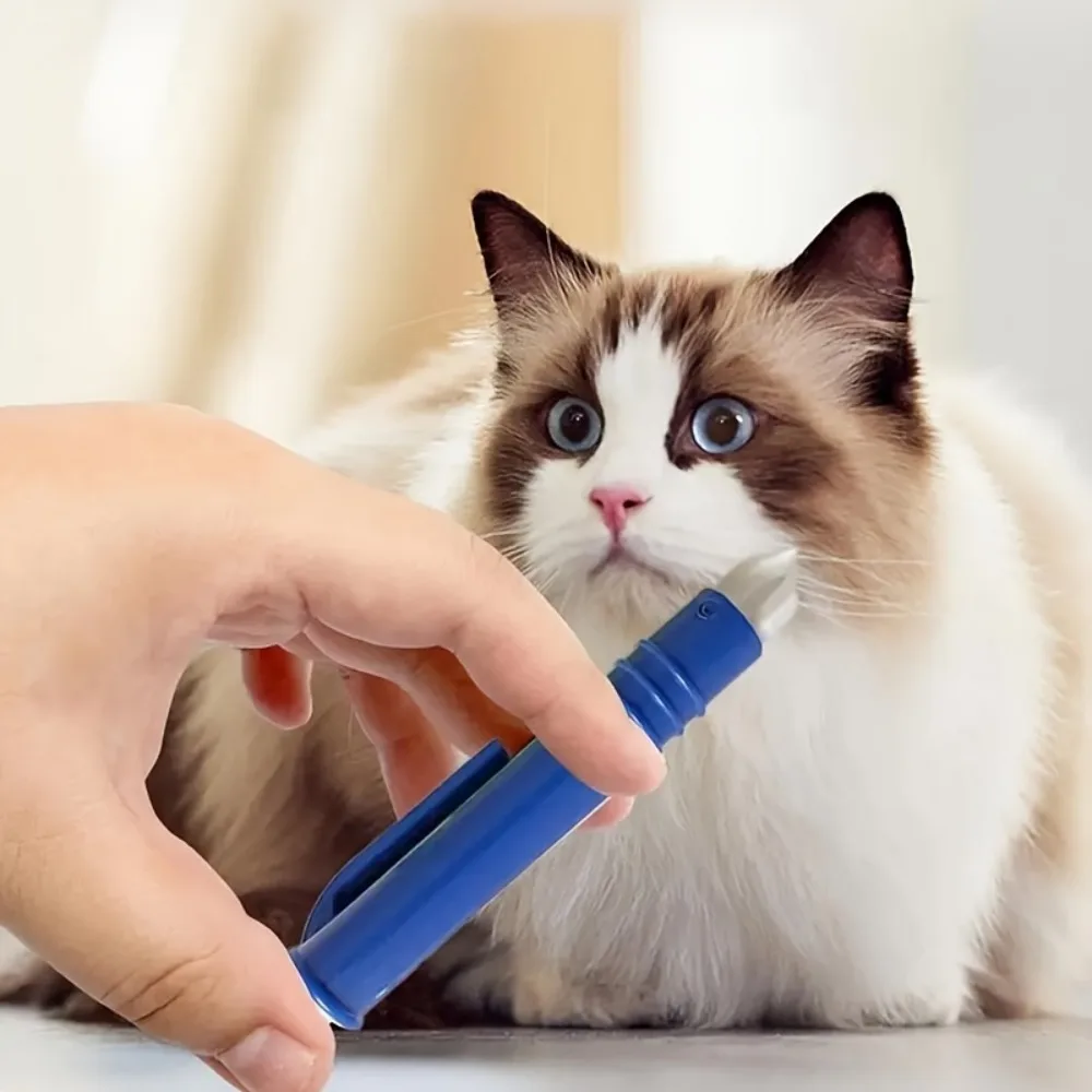 Pet Flea Tick Remover Tweezers, Double-Action Lice Tool Non-Slip PP Handle for Cats Dogs Universal Pet Grooming Supplies view 5