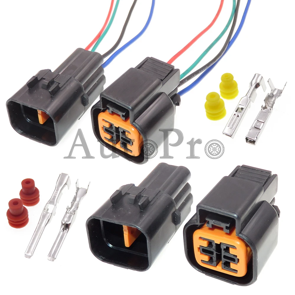 1 Set 4 Hole Auto Oxygen Sensor Wiring Socket Starter KPB623-04620 Auto Parts For Hyundai Kia PB621-04020 PB625-04027