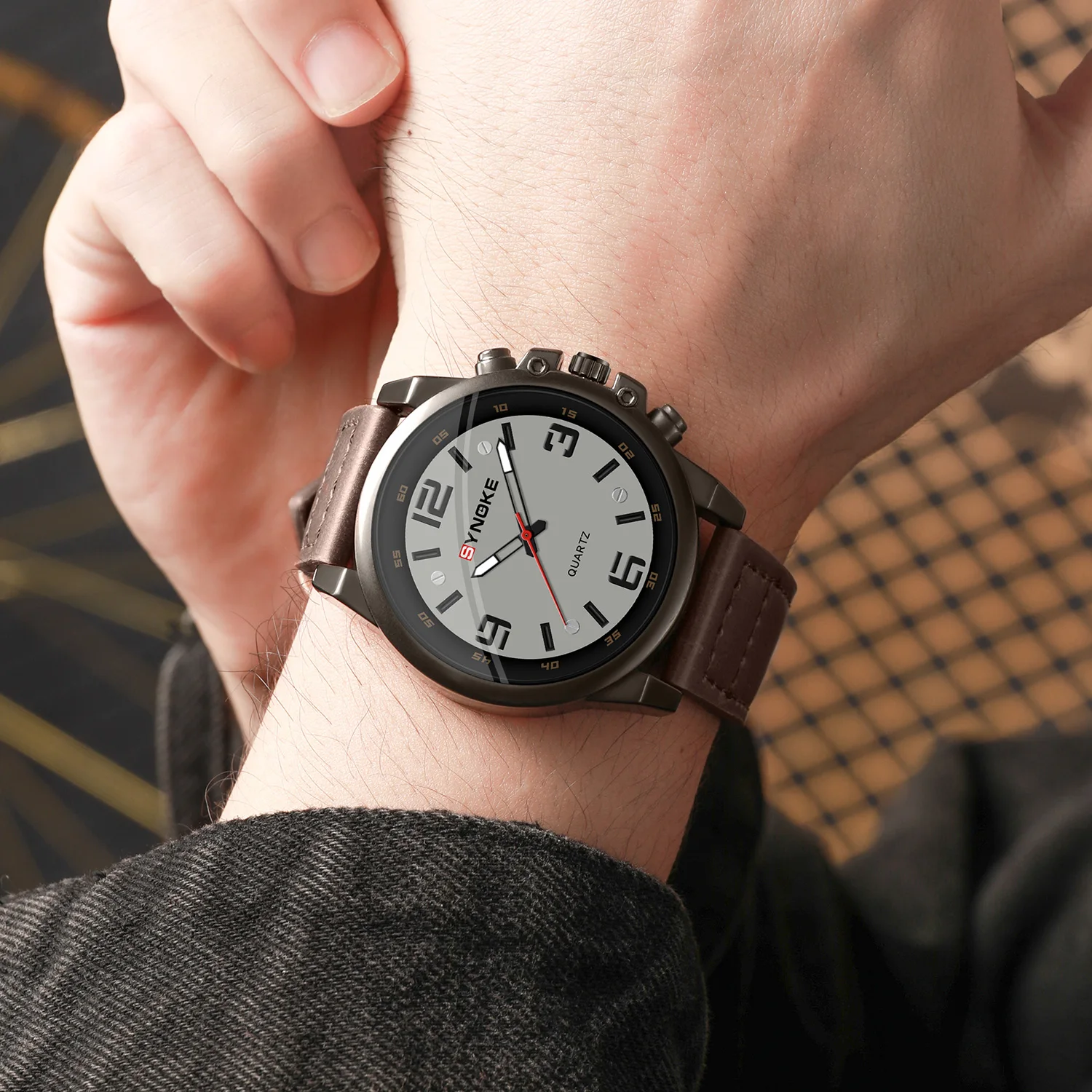 Quartz Business Watch for Men, Birthday Gift