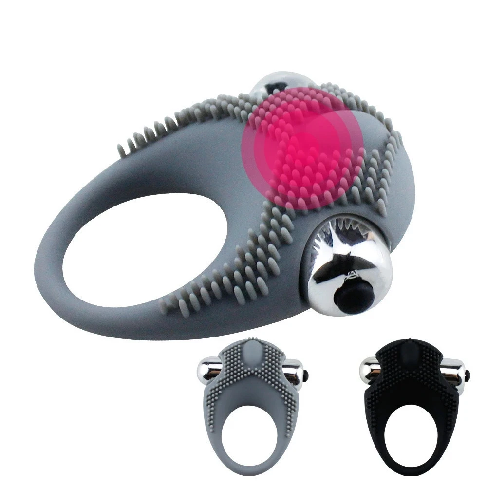 Reusable Penis Rings Vibrator Female Clitoral Stimulator Vibrators Male Delay Ejaculation Cock Ring Flirt Sex Toys for Couples