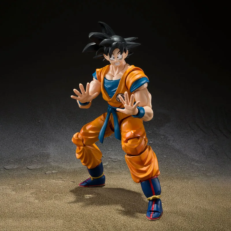 Bandai Original Genuine Figure Dragon Ball Super Model Kit SHF Son Goku Super Hero Collection Action Figure Model Toys Gifts