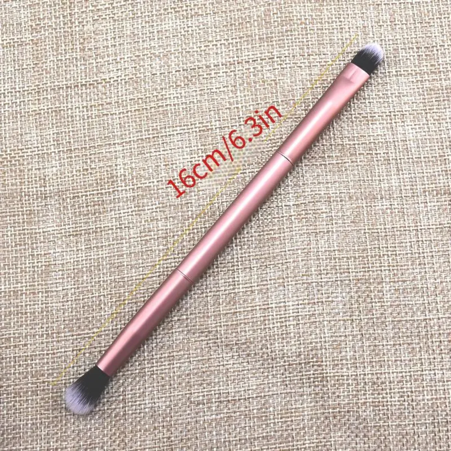 Double Head Concealer Brush with 1 Sheet of Aluminum Pipe