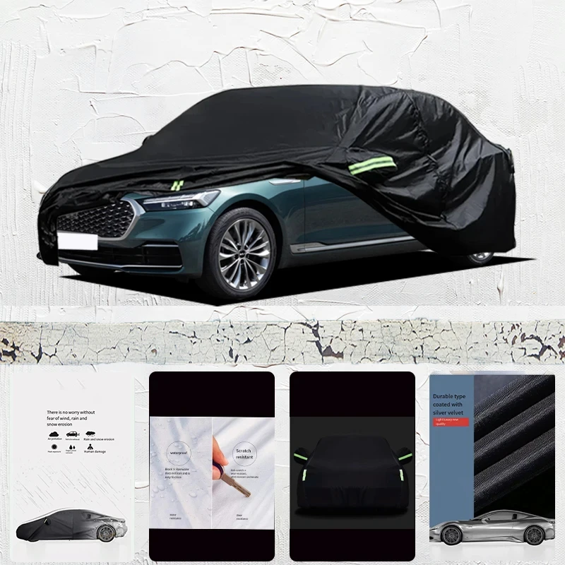 

For Kia-K9 Auto Anti snow Anti dust Anti-uv Anti peeling paint And Anti Rainwater 210t car cover Car cover protection