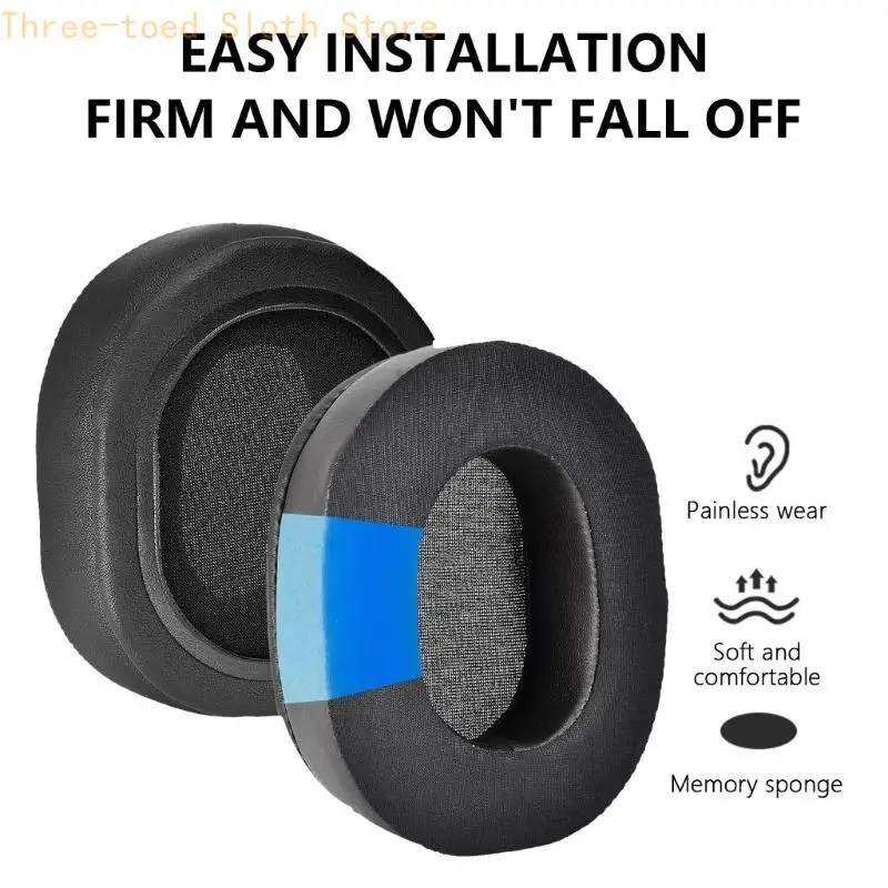 Earmuffs thay thế cho nghe bay Sponges Earpads Ear Bads Cover E74A