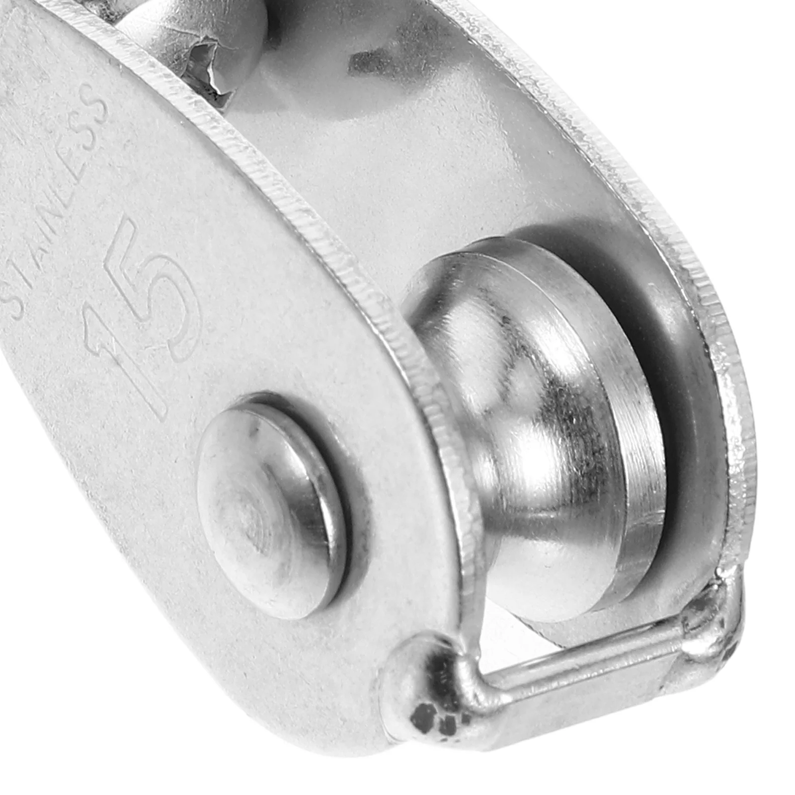 10 Pcs Wire Rope Pulley Sliding Door Ceiling Mount Crane Lifting Wheels Stainless Steel Traction Block