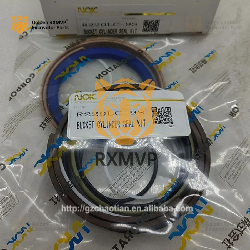 For XMVP Construction Machinery Parts R220lc-9s Cylinder Seal Kit Excavator Bucket