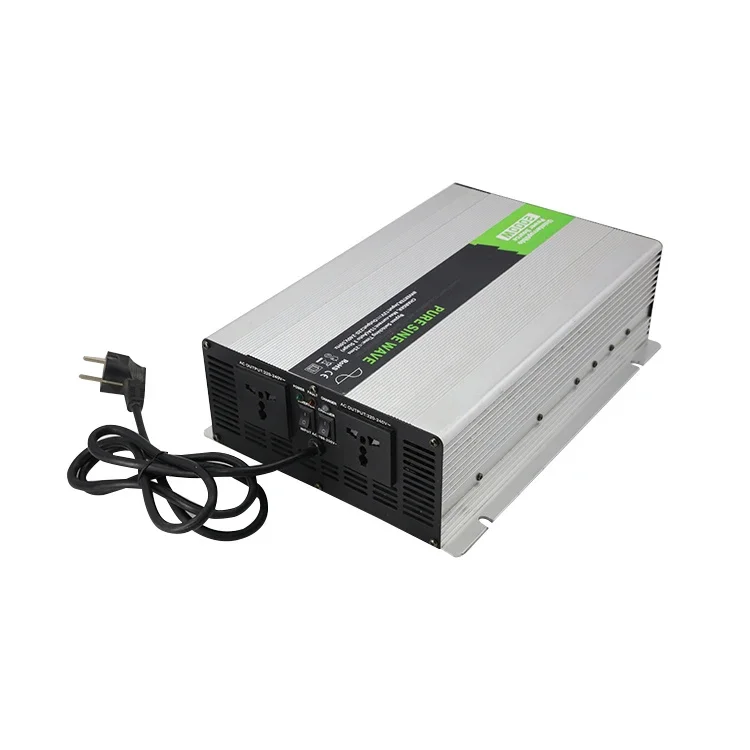 home ups 2000watt power inverter 12vdc 24Vdc to 110V/120Vac/240vac 2kw with battery charger