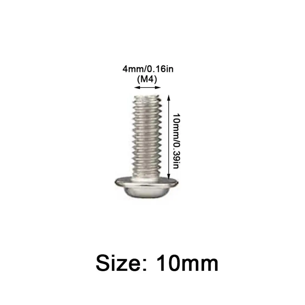 1 Stuks M4 Ronde Kop Schroef Pwm Schroeven Pan Wasmachine Rvs Cross Schroef M4 Ronde Kop Schroef Schroef Bout