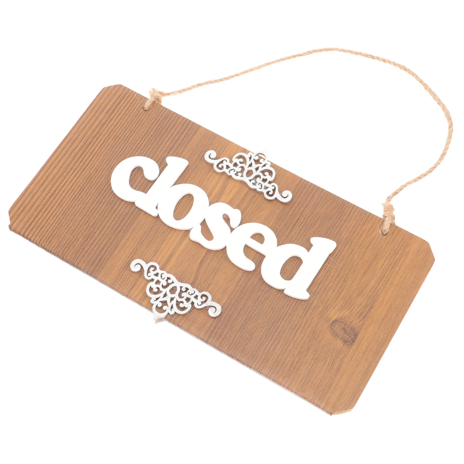 

Wooden Open Close for Business Double Sided Hanging Decor Door Sign Vintage Shop Bar Hotel Wooden Sign