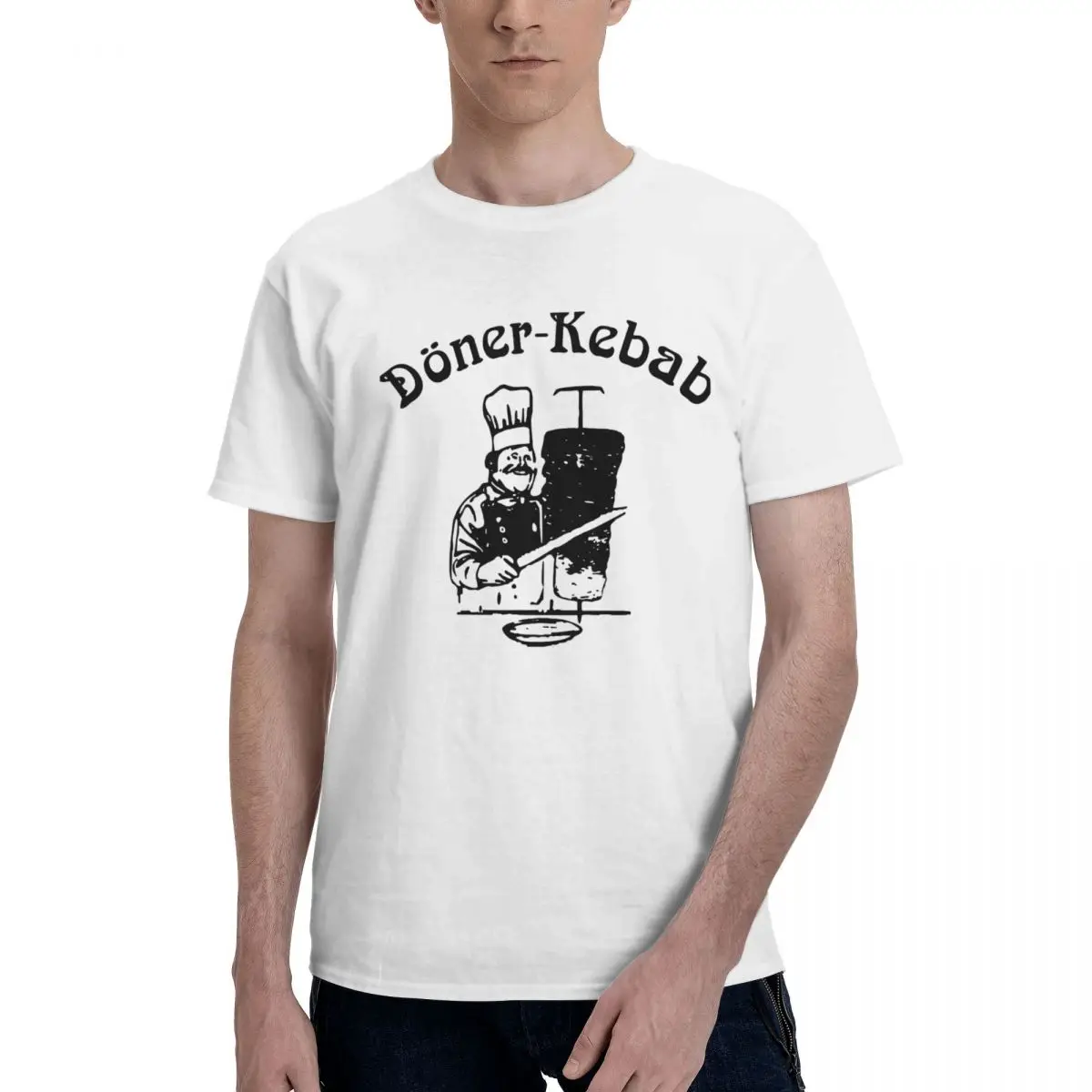 Funny Doner Kebab Retro T Shirts Graphic Y2K Idea Quality Men Women T Shirts Clothing
