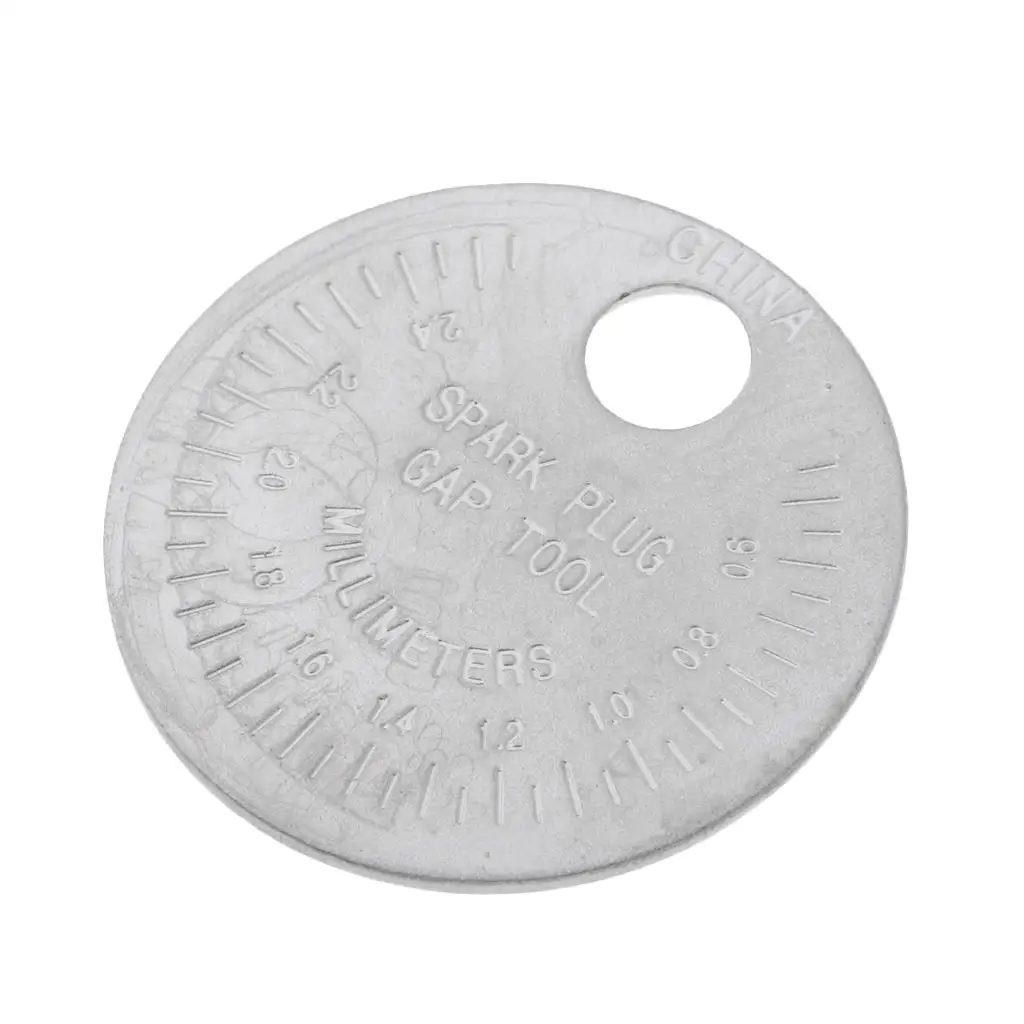 

Spark Plug Gap Gauge 1.5\\\\\\\\\\\\\\\" Diameter Gapper Opener Feel