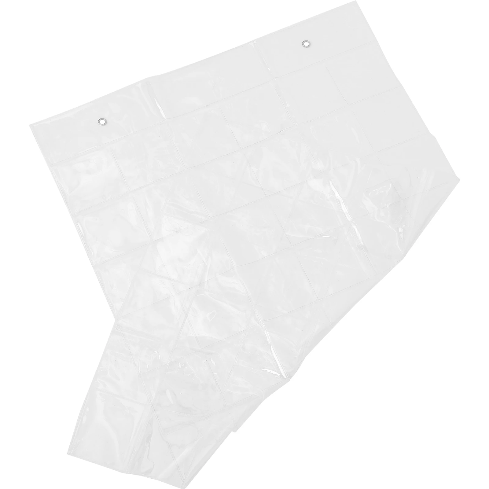 Sac de rangement Transparent 48 poches, support de téléphone en PVC Transparent pour salle de classe, calculatrice suspendue, ganizer, tableau de chaussures adapté aux étudiants