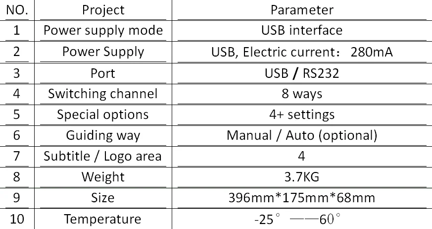 8 channels network broadcasting Operator keyboard, multi format video switch directors