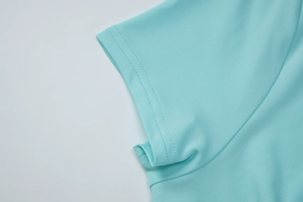 Hugcitar Damenmode, tiefer V-Ausschnitt, einfarbig, kurzärmelig, gerüscht, sexy Crop-T-Shirt, Top, Sommer, Strandurlaub, weibliches Outfit – Detail 6
