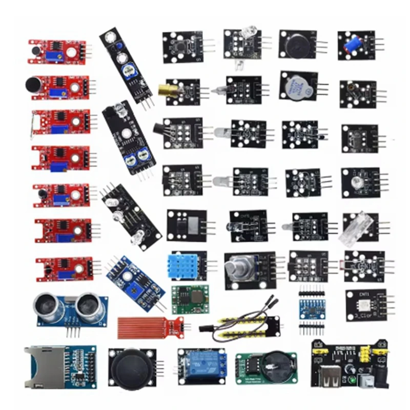 For arduino 45 in 1 Sensors Modules Starter Kit better than 37in1 sensor kit 37 in 1 Sensor Kit UNO R3 MEGA2560