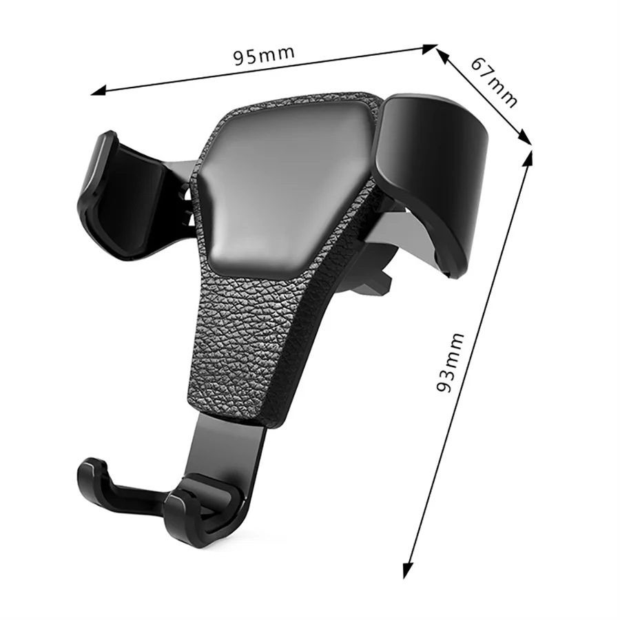 Gravity Car Cell Phone Holder For Air Vent Mobile Phone Mount Clip Stand Auto Smartphone GPS Support For iPhone Samsung Xiaomi view 4