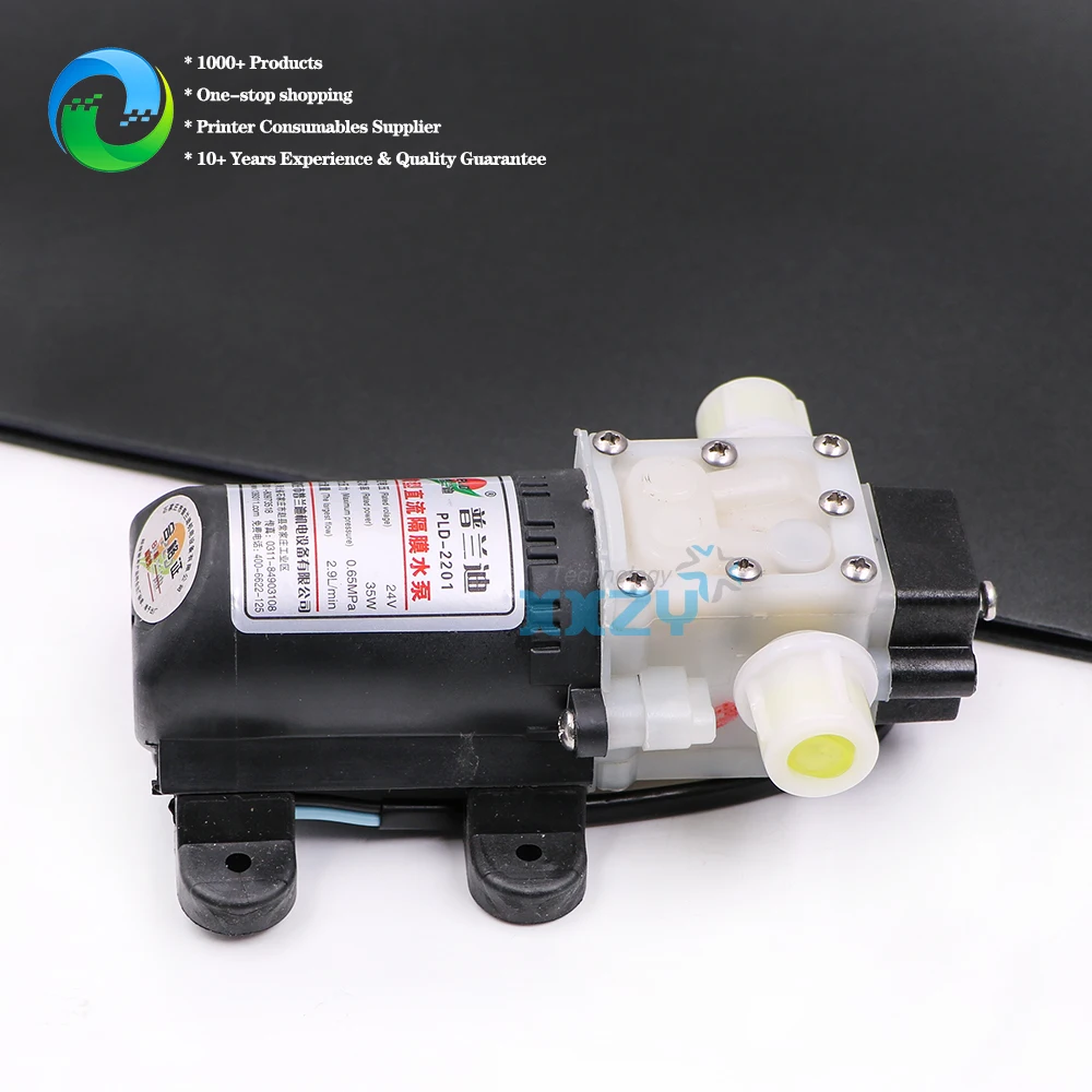 Originele Uv Flatbed Machine Membraanpomp 35W Pld Miniatuur Dc Booster Inkt Pomp PLD-2201 Voor Inkjet Printer