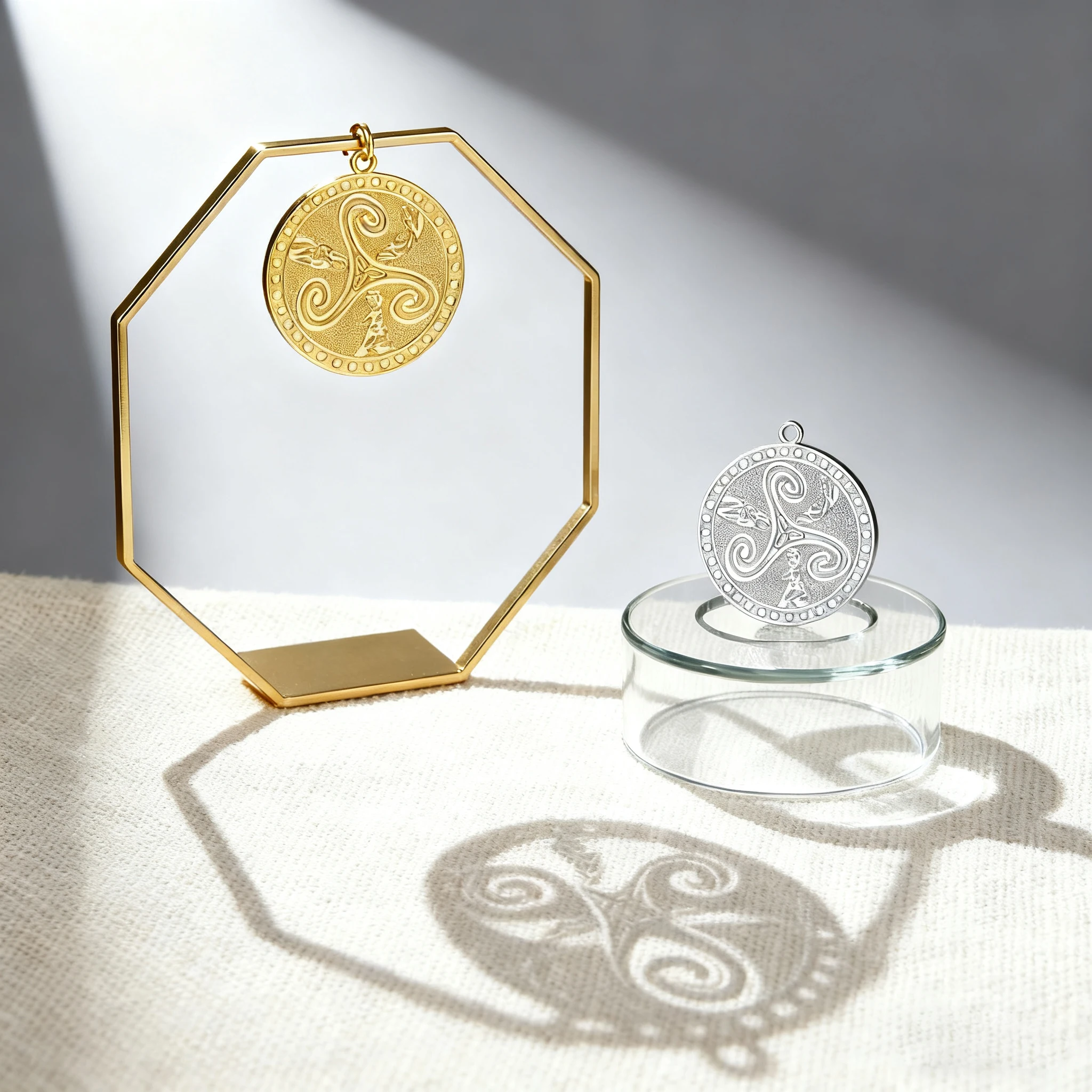 

Celtic Triskele Triple Goddess Pendant Stainless Steel Triskelion Charm for Norse Pagan Spiritual Gift