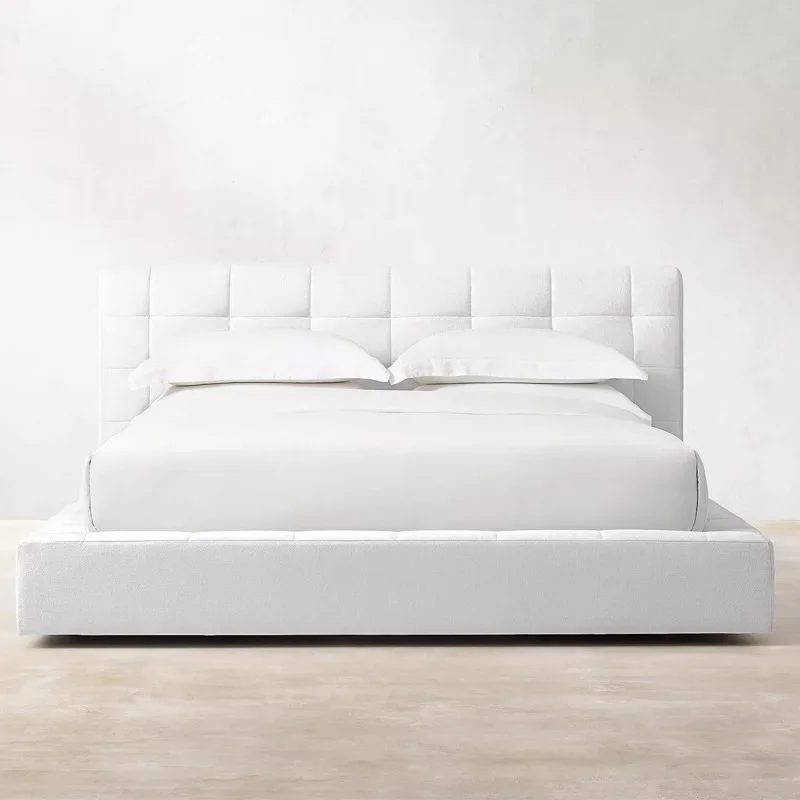 Stile americano, semplice, moderno, letto matrimoniale, hotel, villa, camera modello